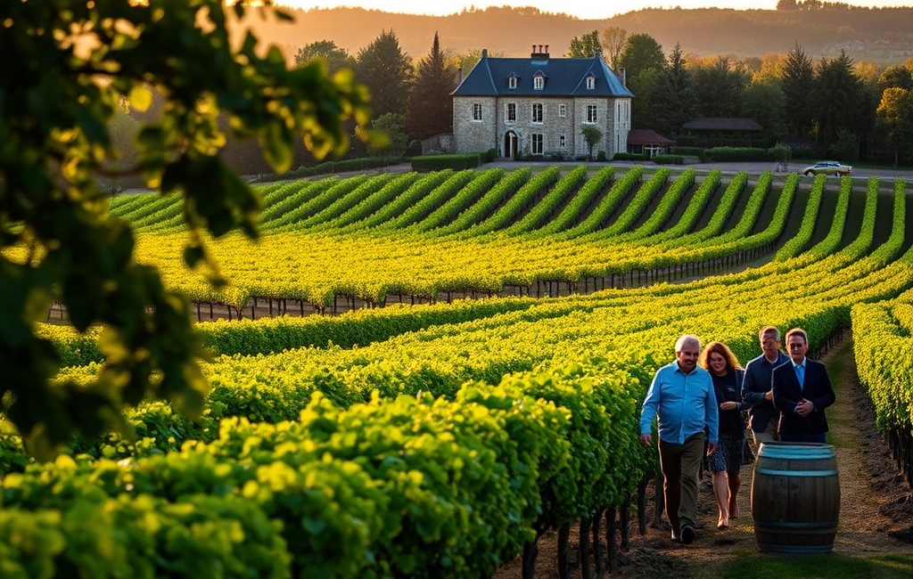 Sipping wine straight from barrels during Château Yon-Figeac wine tour