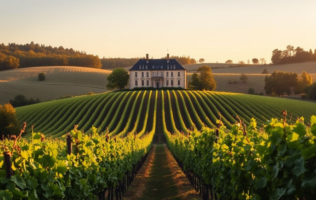 Picnicking among the vines at Château Yon-Figeac wine estate