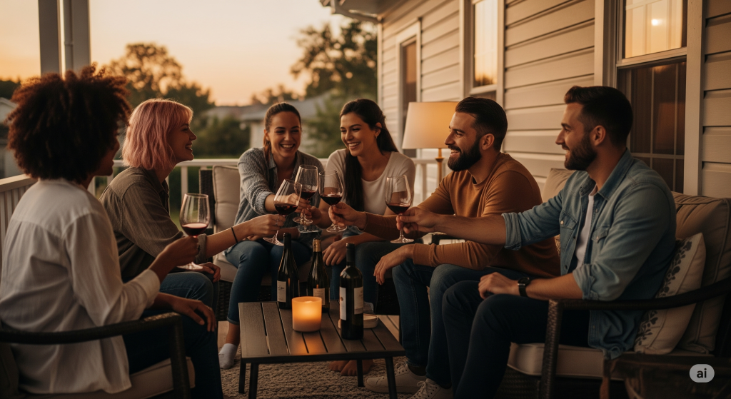 Wine + Walk or Porch Pop-Ins: Outdoor Wine Wednesday