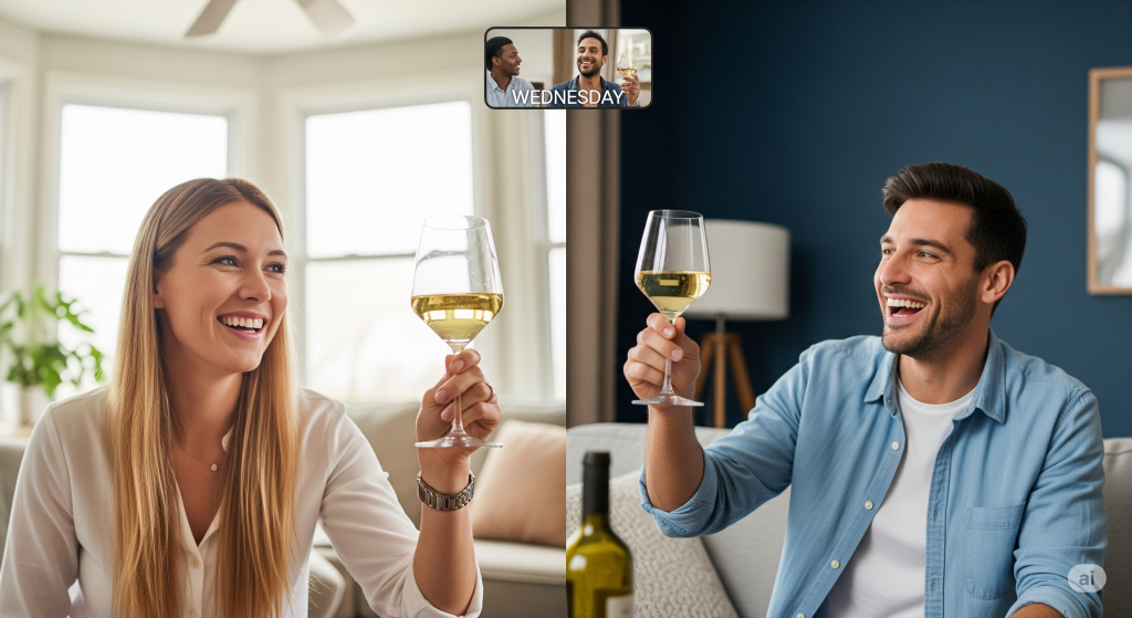 FaceTime or Zoom Tastings: Virtual Wine Wednesday Social