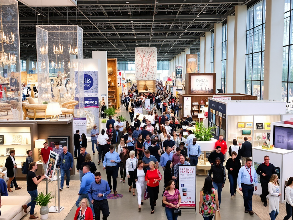 Map of Dallas Market Center for 2025 Total Home and Gift Market.