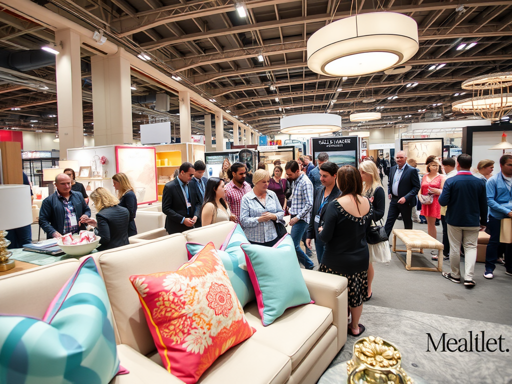 Dallas Total Home and Gift Market product showcase and industry connections.