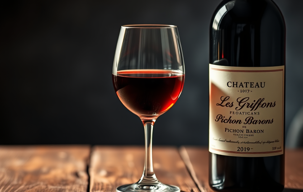 Reviewer’s hand holding the 2019 barrel-aged wine, showcasing its elegant pour.