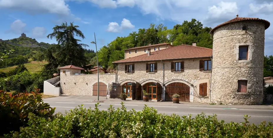 Domaine Rémy Nodin wine cellar with oak barrels