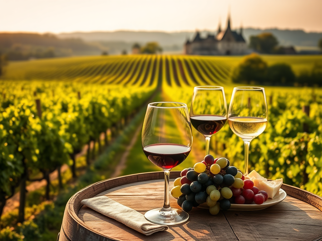 Château de Pommard Wine Tasting Tour entrance on a perfect spring morning.