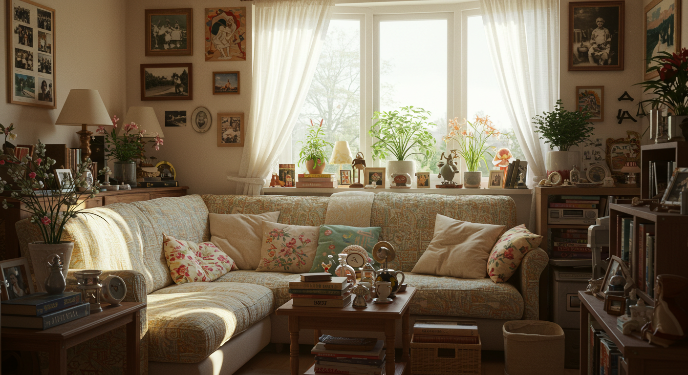 Personalized organized chaos room with cluttercore aesthetic and unique decor.