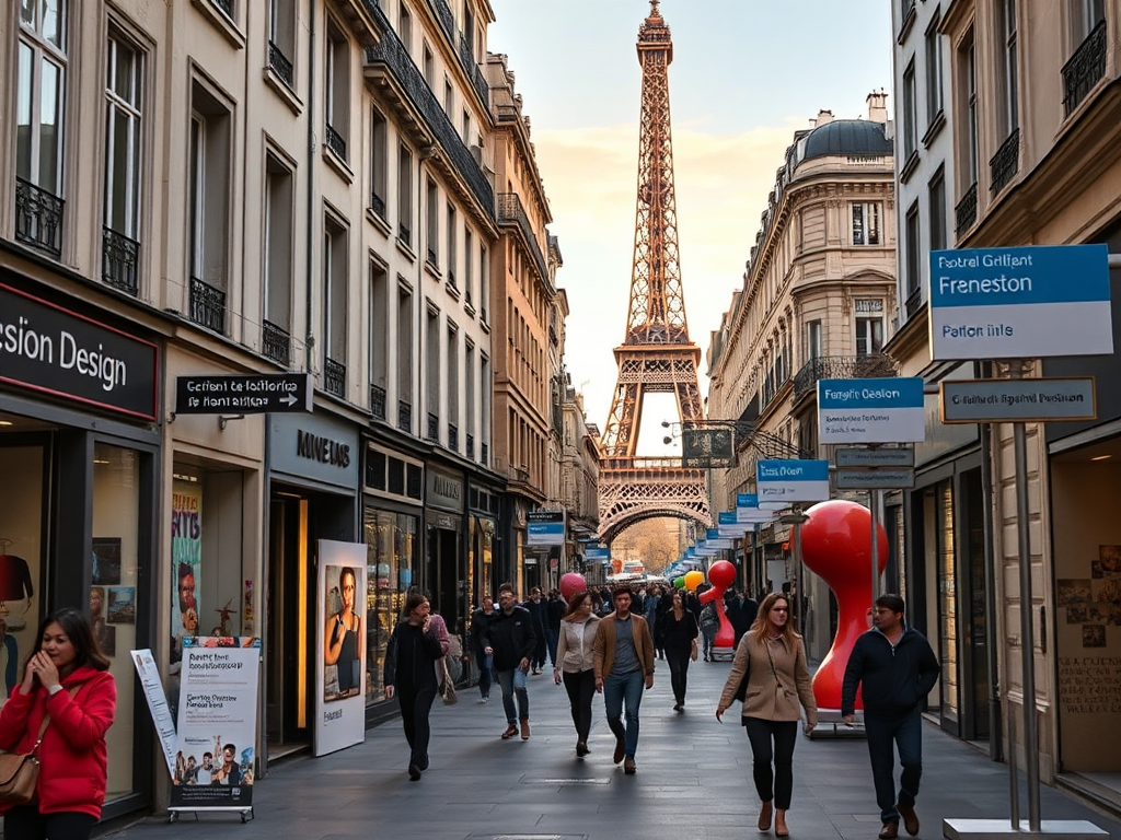 Visitors interact with immersive digital installation at Paris Design Week 2025 exhibition