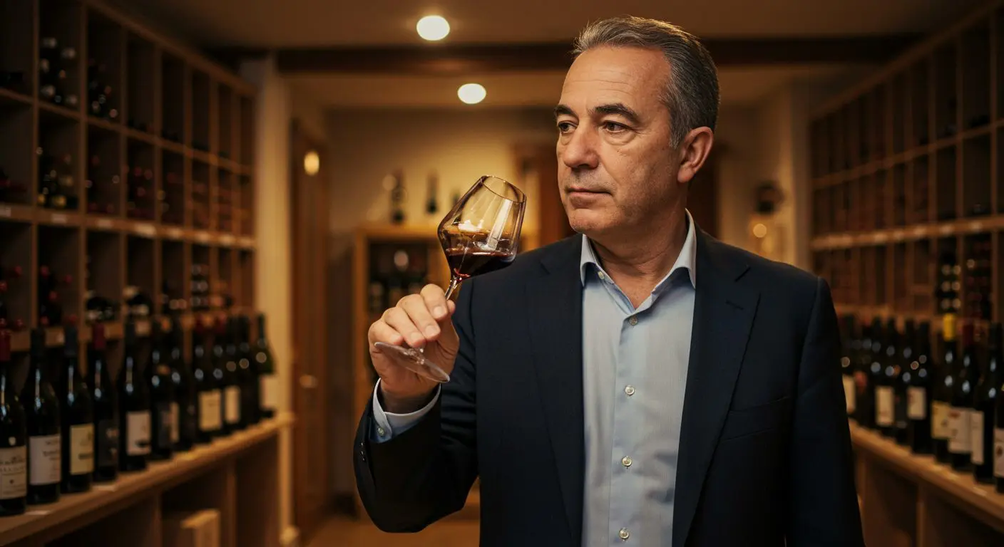 The role of a certified wine judge in evaluating wines systematically.