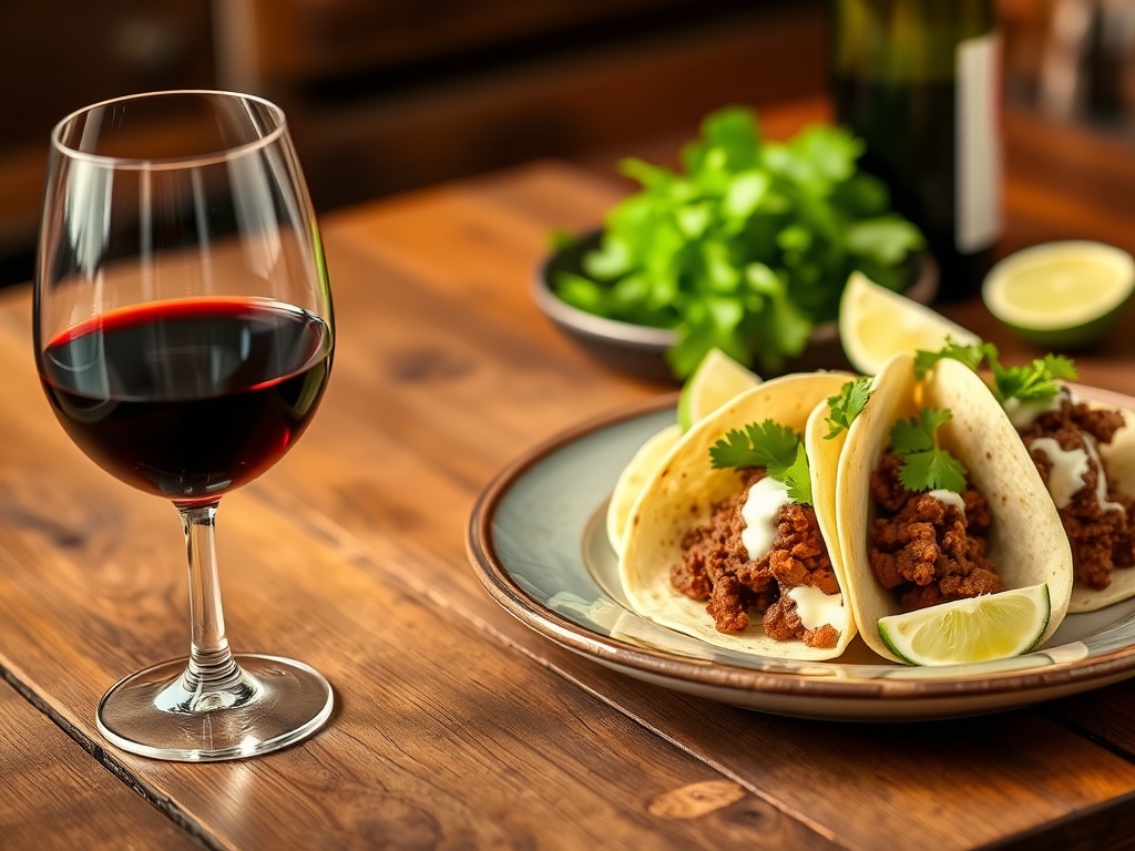Taco Tuesday recipe: chipotle ground beef tacos with fresh lime crema.