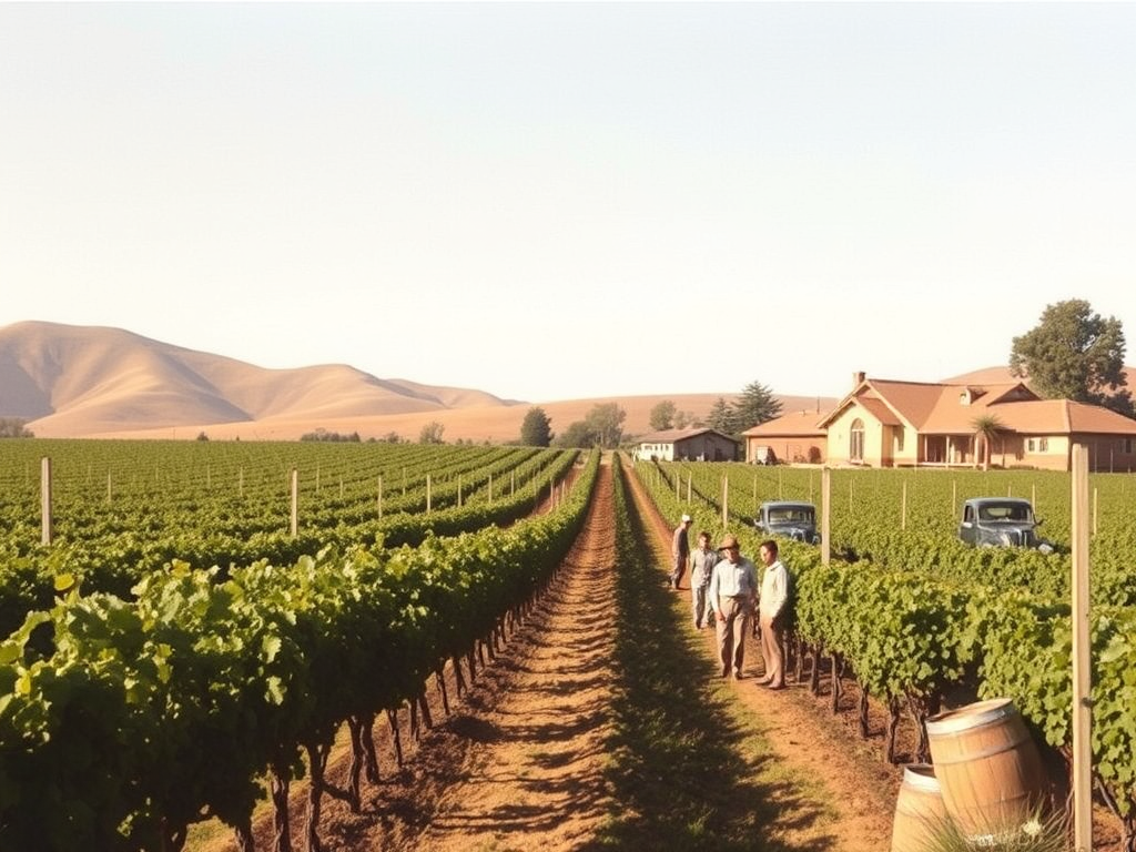 Shifting maps of American wine regions over time, highlighting growth and decline.