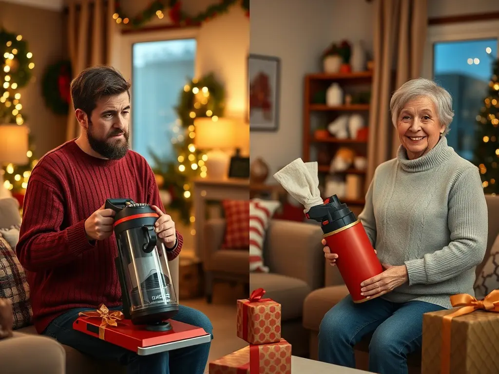 Vase on table, representing missed listening and gift giving mistake