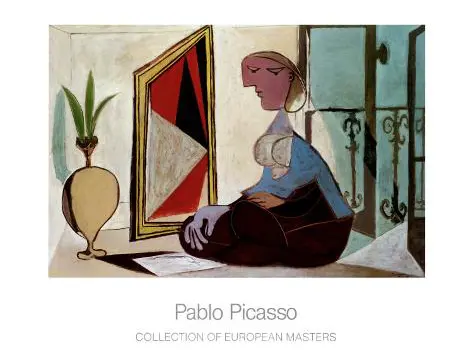 Femme au Miroir art print by Pablo Picasso from Art.com