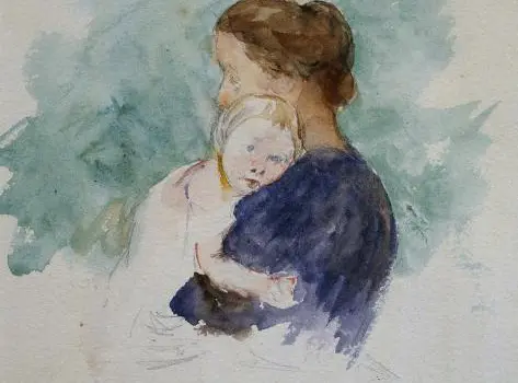 Mother and Child art print by Mary Cassatt from Art.com