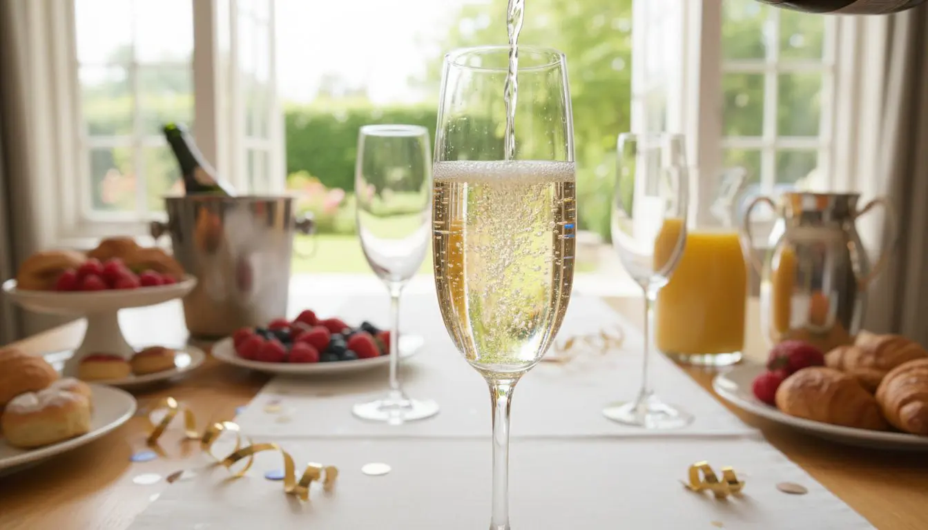 what does dry wine actually mean sparkling wine being poured into a flute