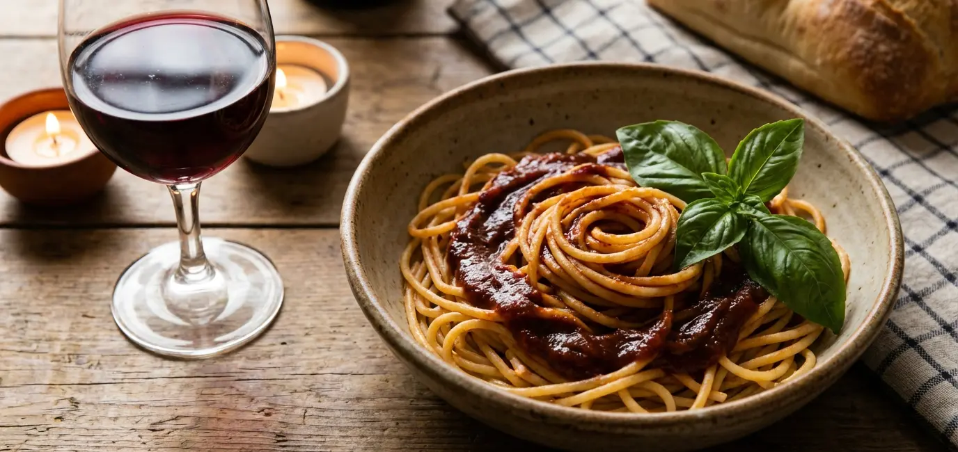 spaghetti tomato sauce with Chianti red wine what wine goes with pasta tomato