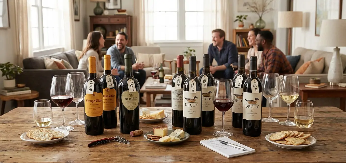 collection of affordable quality wines under $25 wine tasting