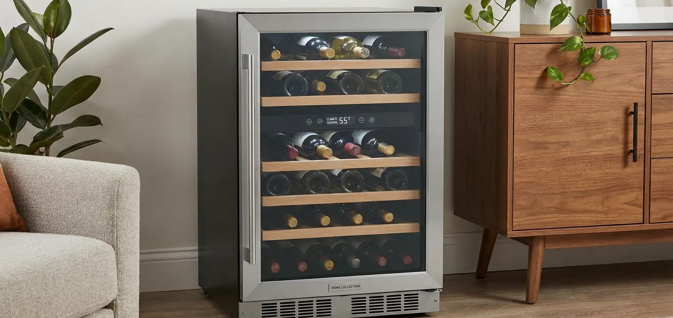 wine fridge compact cooler home collection temperature consistent