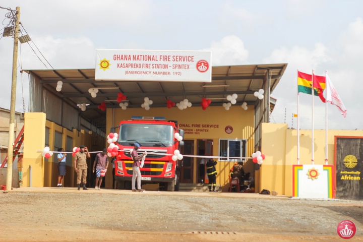 Kasapreko donates fire station worth GH¢400,000 to GNFS