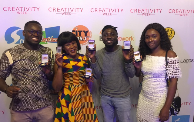 PHD Ghana’s contestants (left to right): Emmanuel Addo, Magdaline Afutu, Ebenezer Arthur and Boma Eli. 