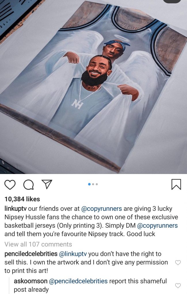 UK company, Copyrunners slammed for using Ghanaian artist's tribute to Nipsey Hussle to make money