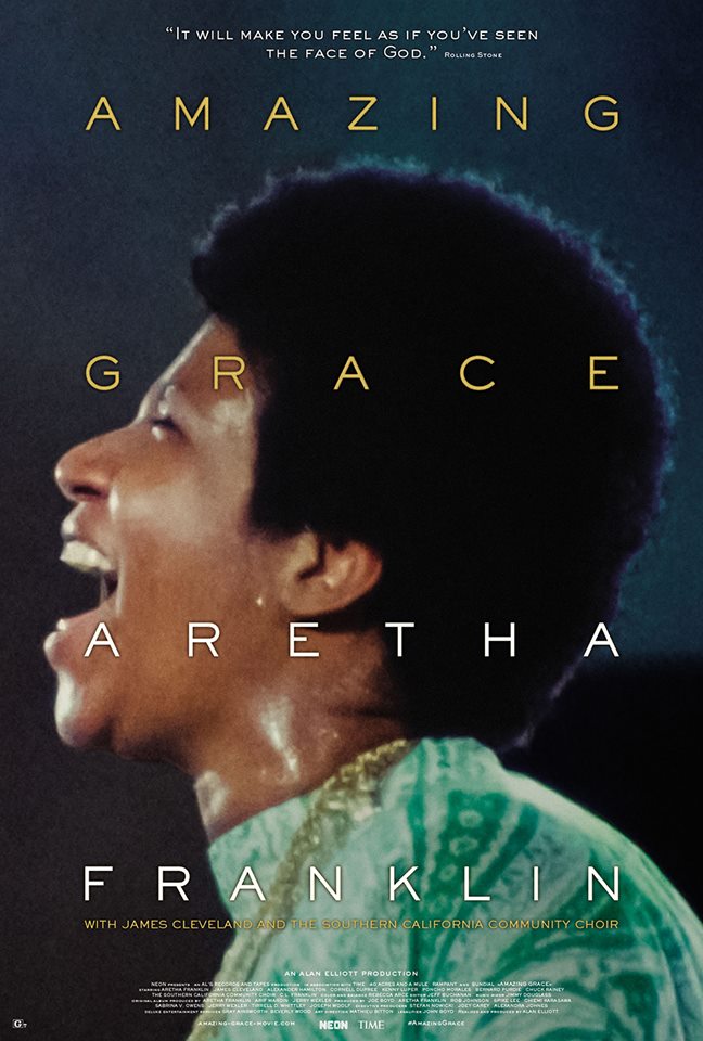 Aretha Franklin's 'Amazing Grace' showing across the US this April