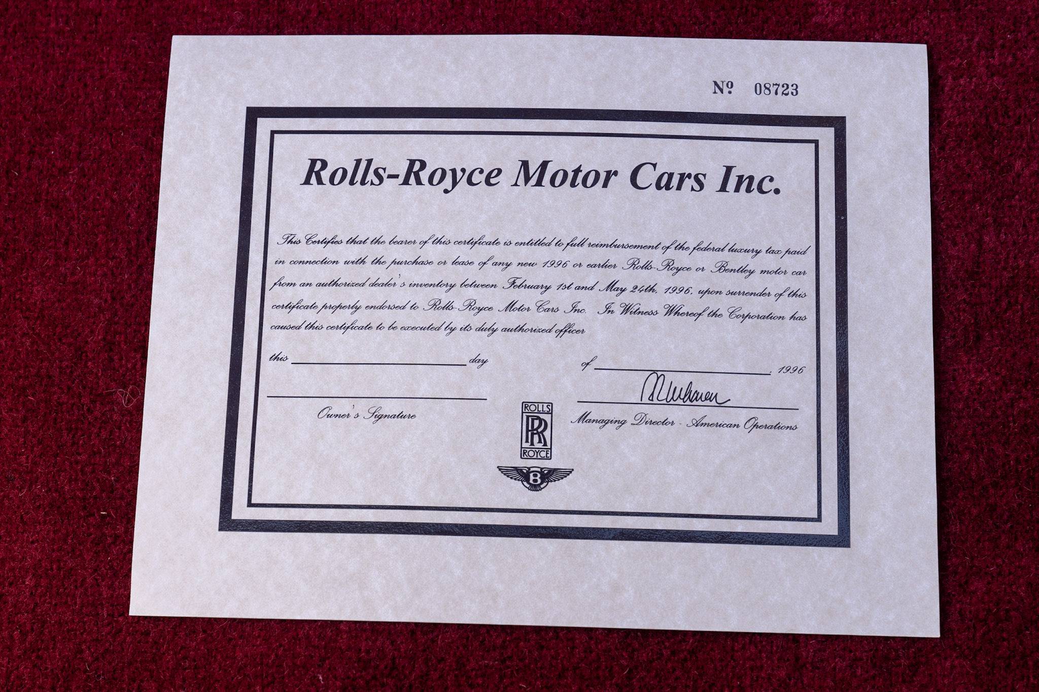 1991 Rolls-Royce Corniche 251