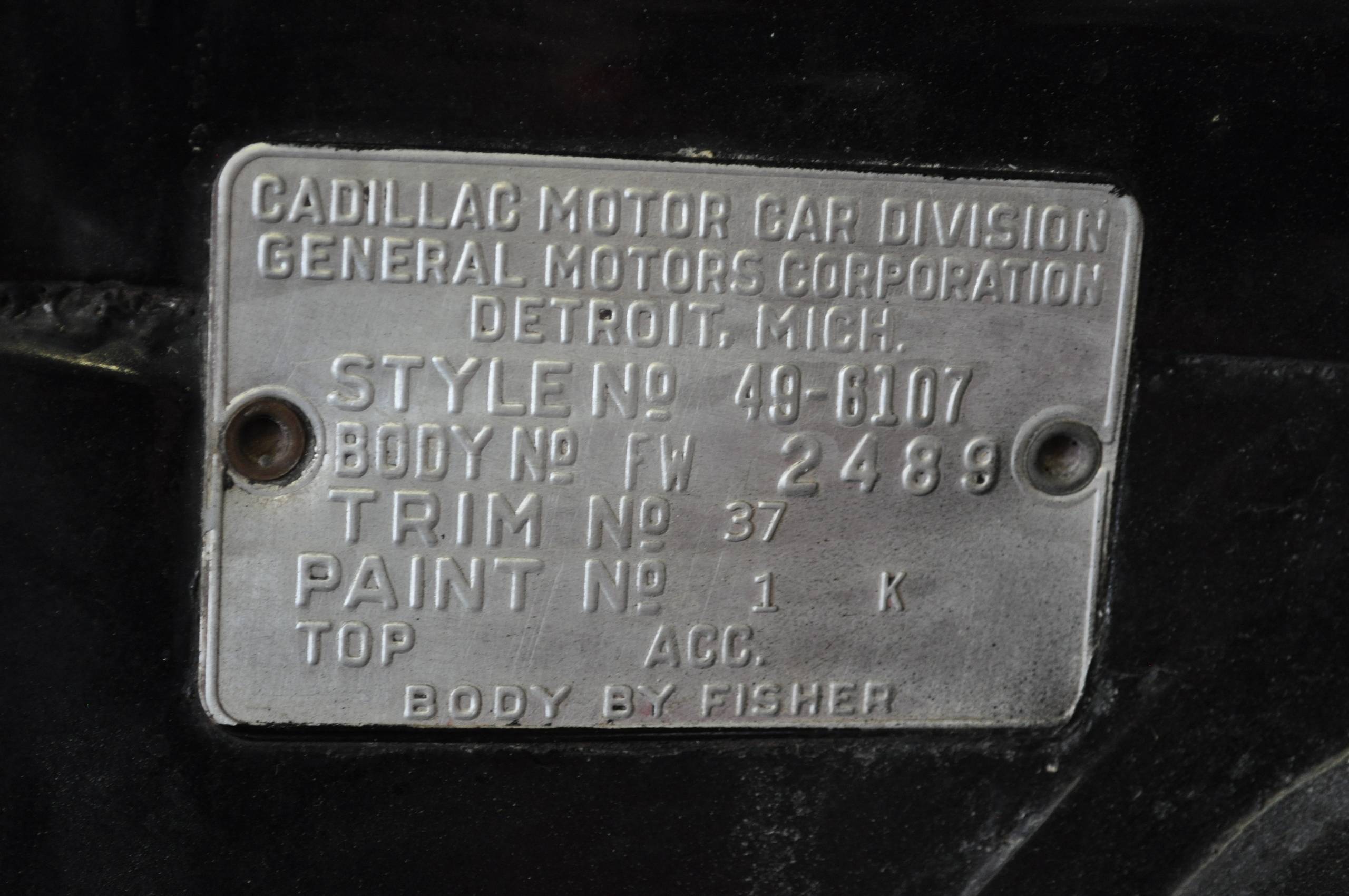 1949 Cadillac 61 Series 226