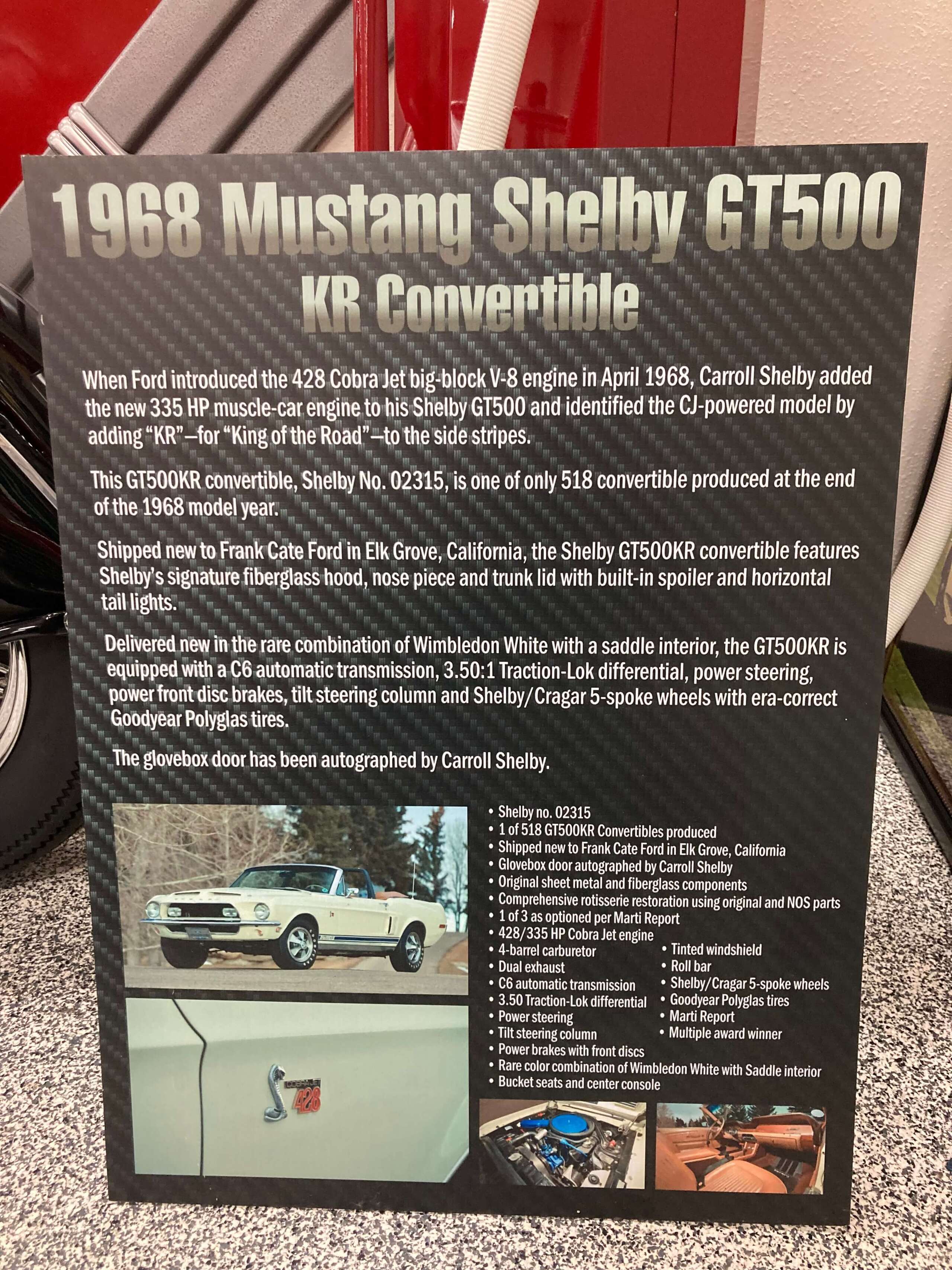1968 Shelby GT500KR 14