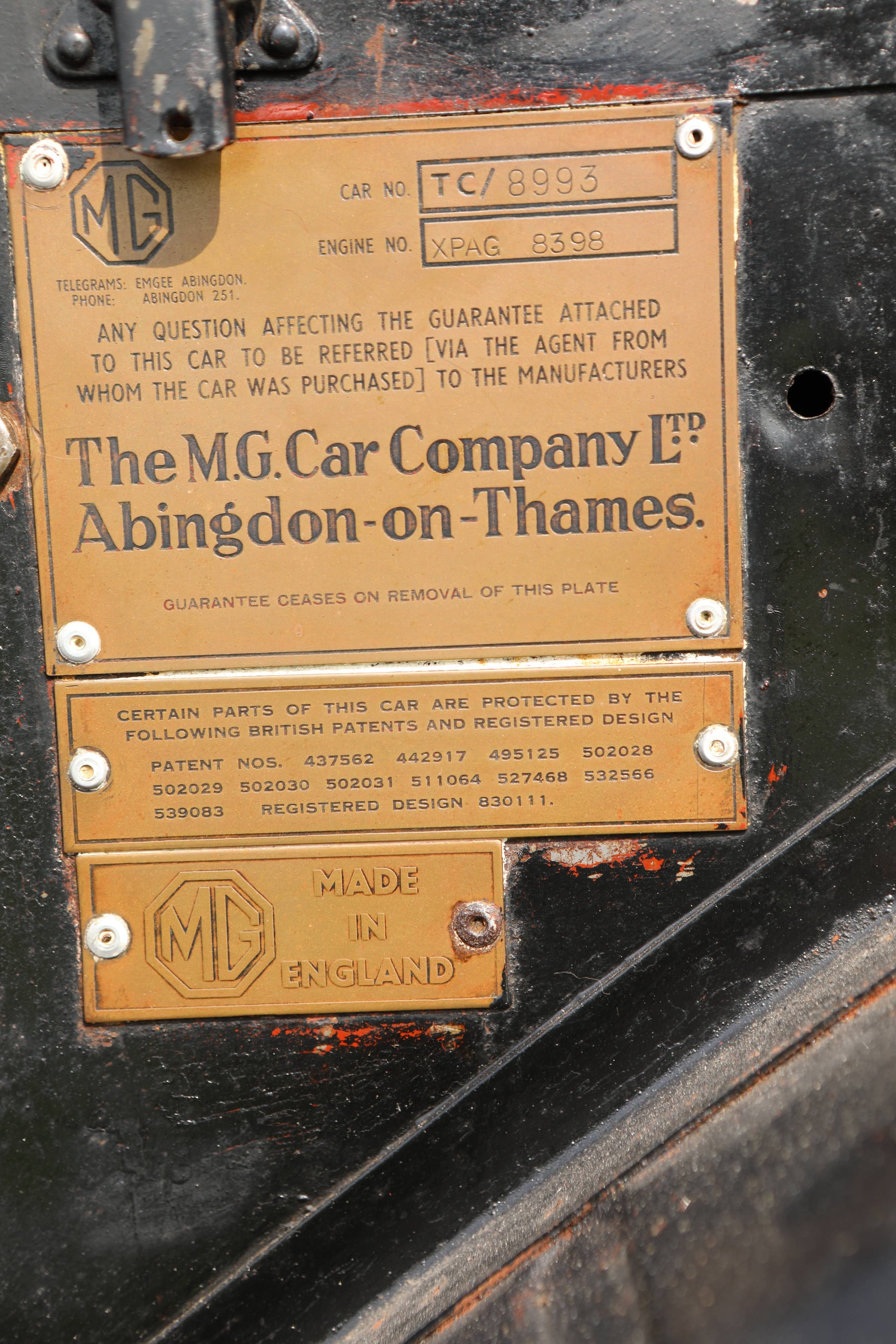 1959 MG MGTC 10