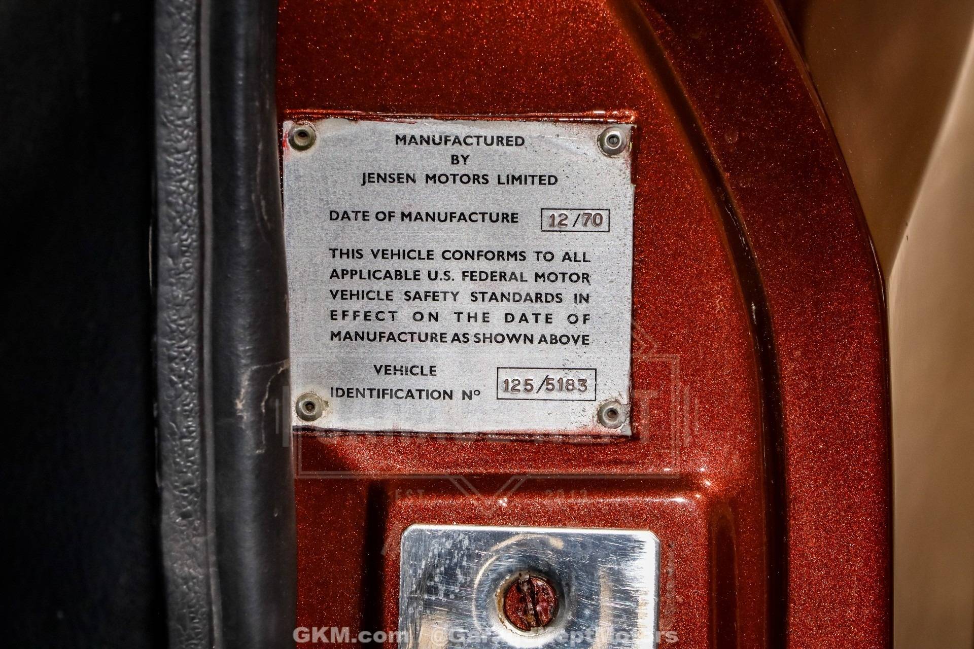 1971 Jensen Interceptor 285