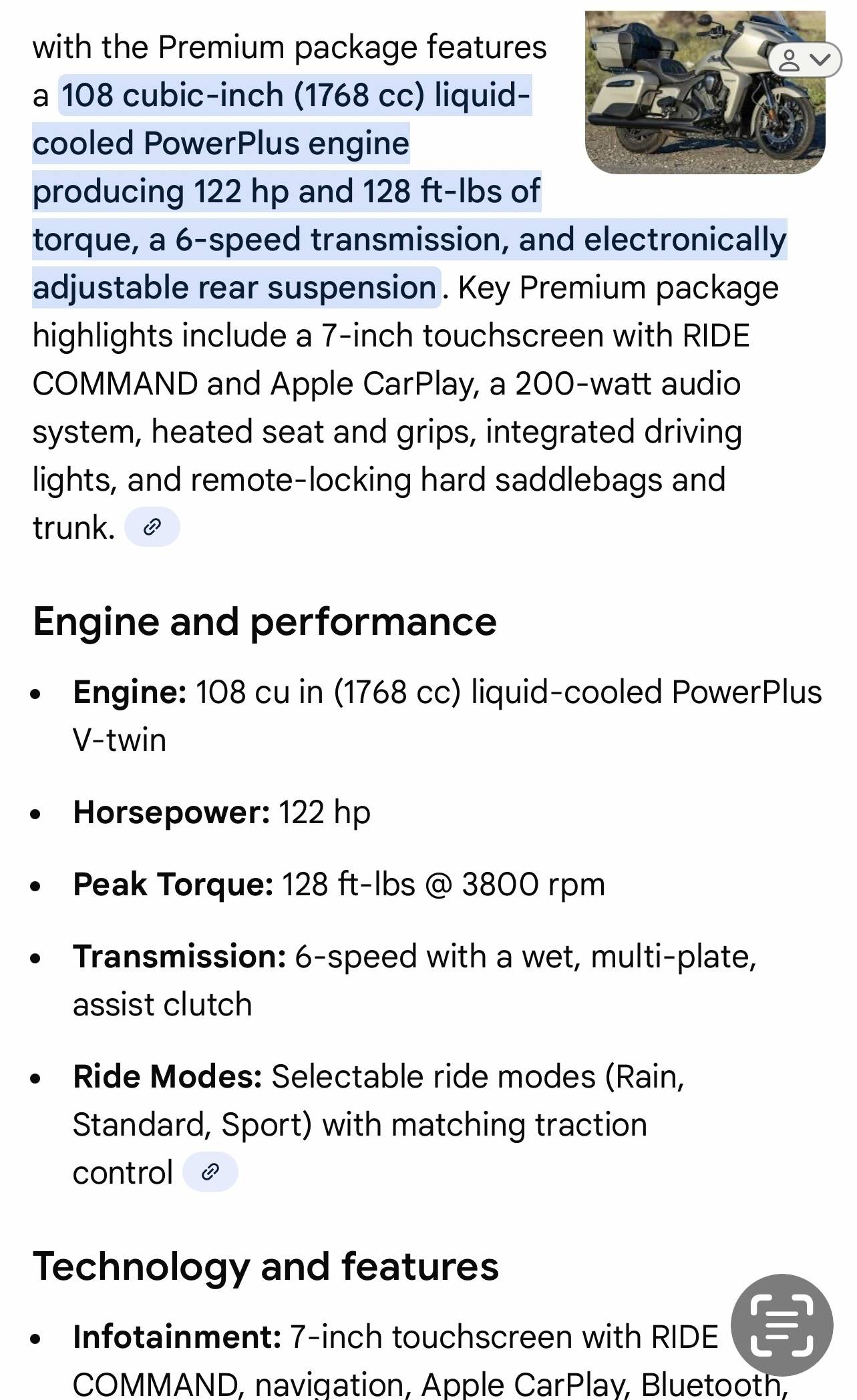 2023 Indian Pursuit Dark Horse 23