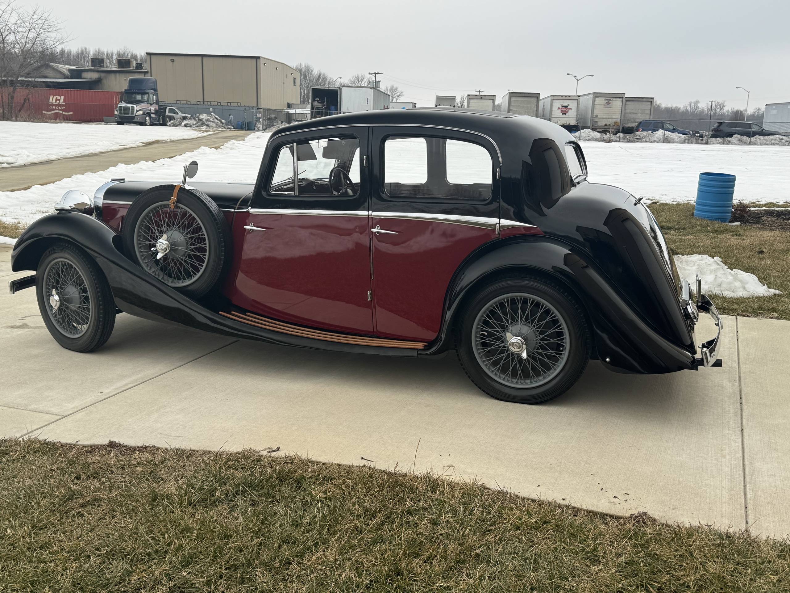 1936 Jaguar SS100 14