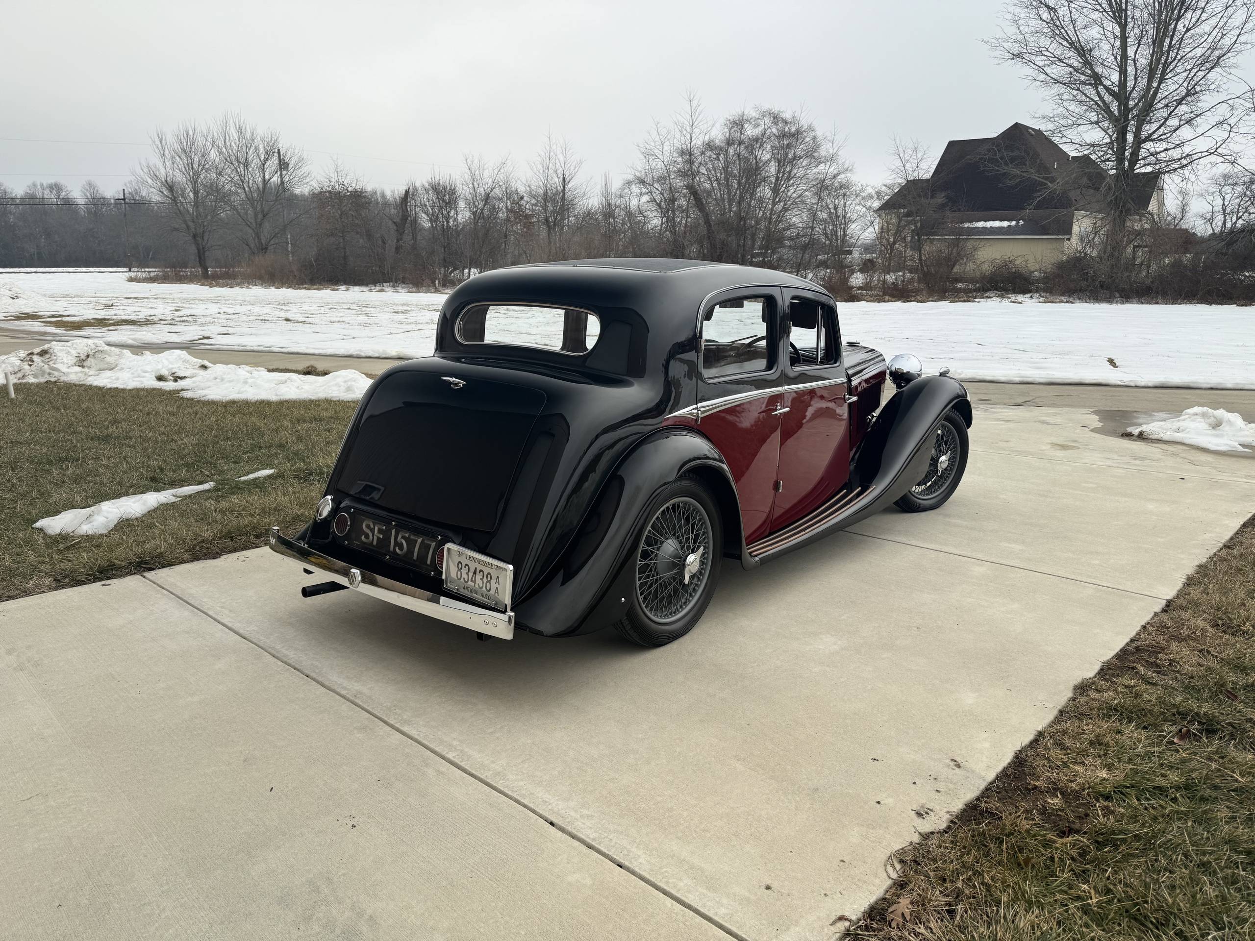 1936 Jaguar SS100 11