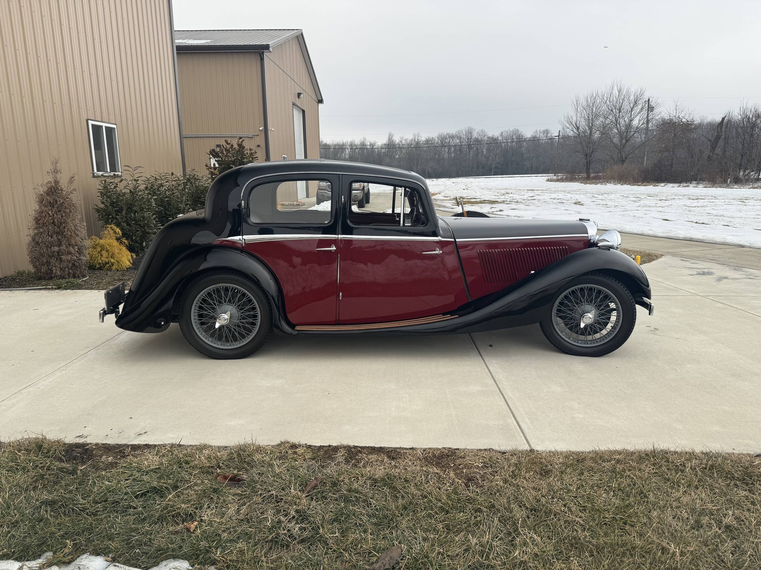 1936 Jaguar SS100 9
