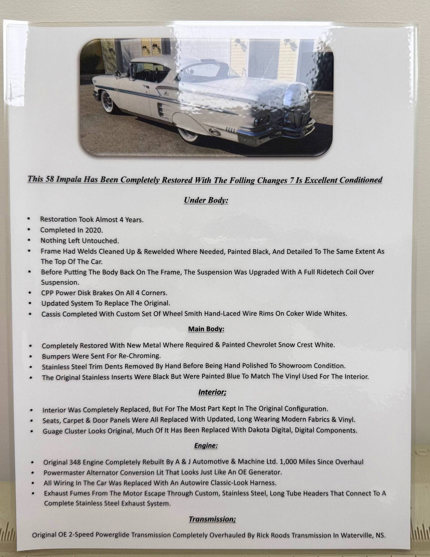 1958 Chevrolet Impala 46