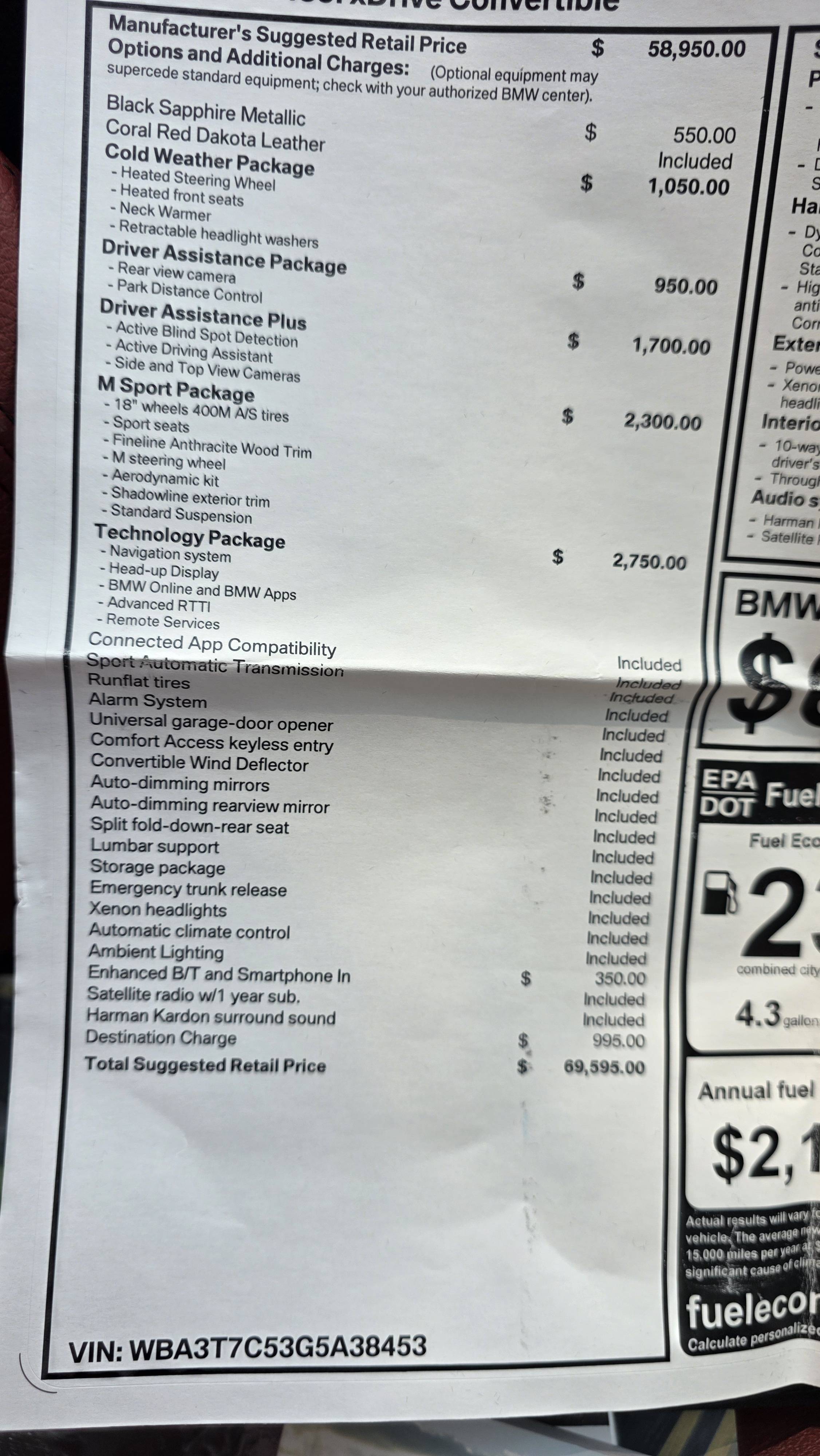 2016 BMW 4351 38