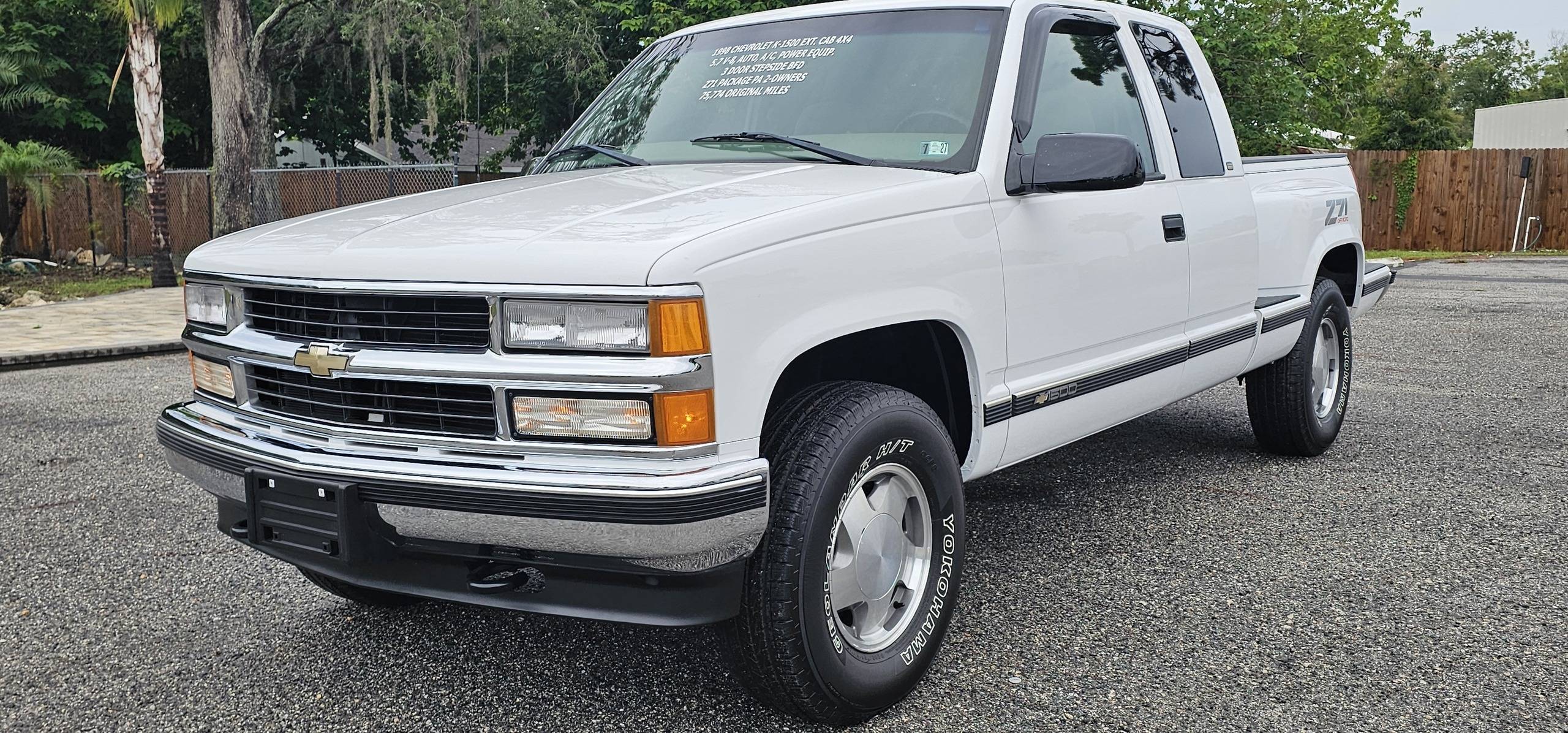 1996 Chevrolet SILVERADO 1500 Z71 4X4 EXTENDED CAB 16