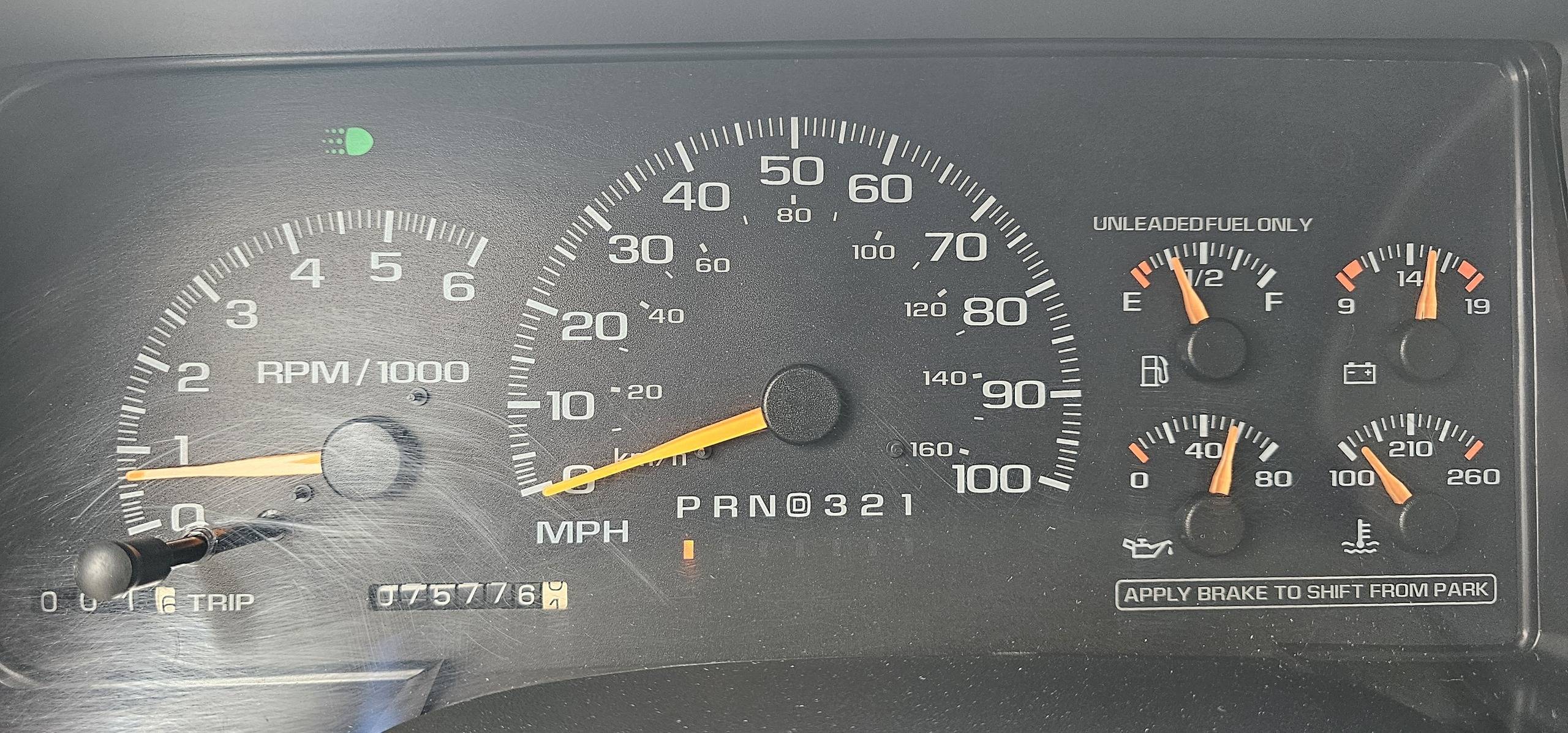 1996 Chevrolet SILVERADO 1500 Z71 4X4 EXTENDED CAB 78