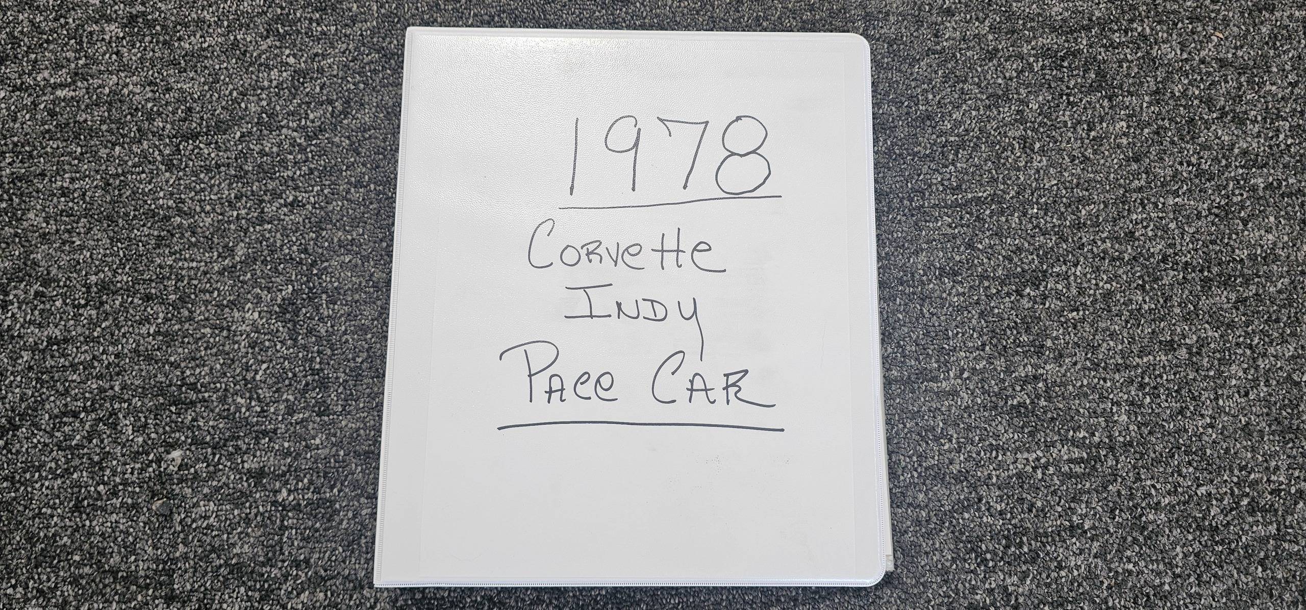 1978 Chevrolet CORVETTE INDY 500 PACE CAR 42