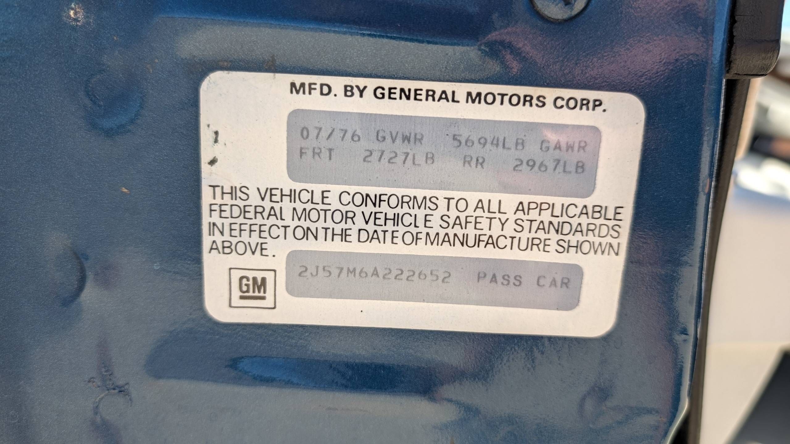 1976 Pontiac Gran Prix 91