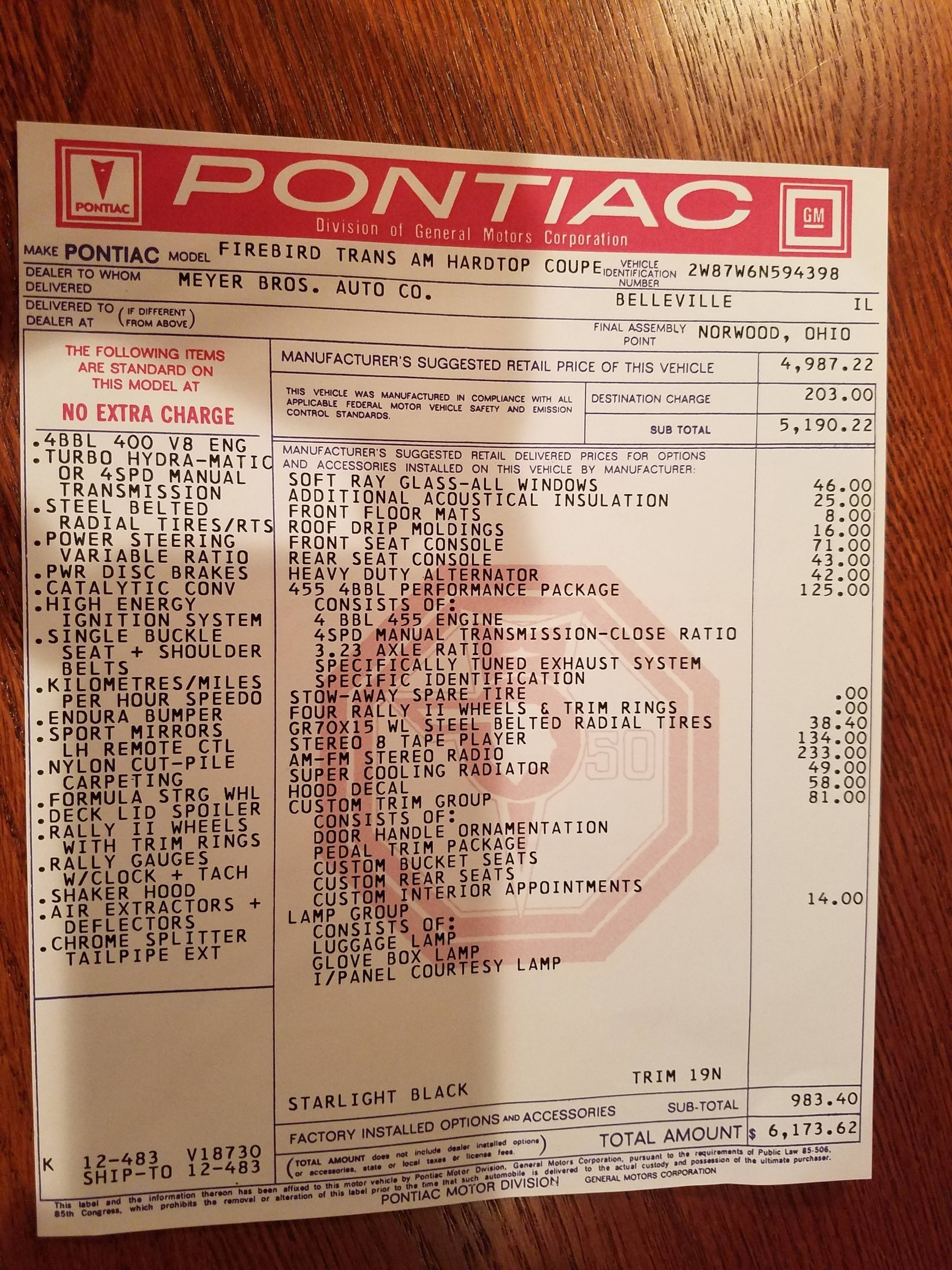 1976 Pontiac Trans Am 135