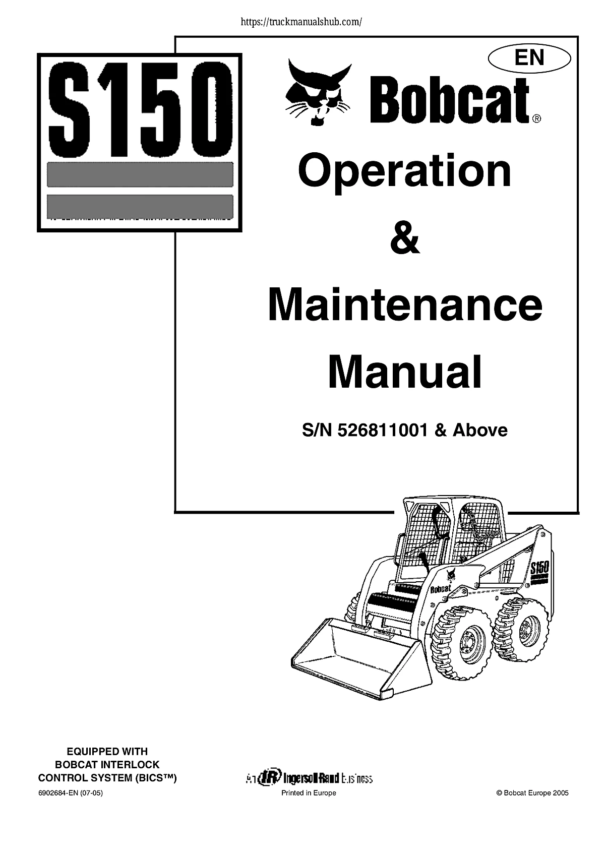 Bobcat Skid Steers S150 Manual