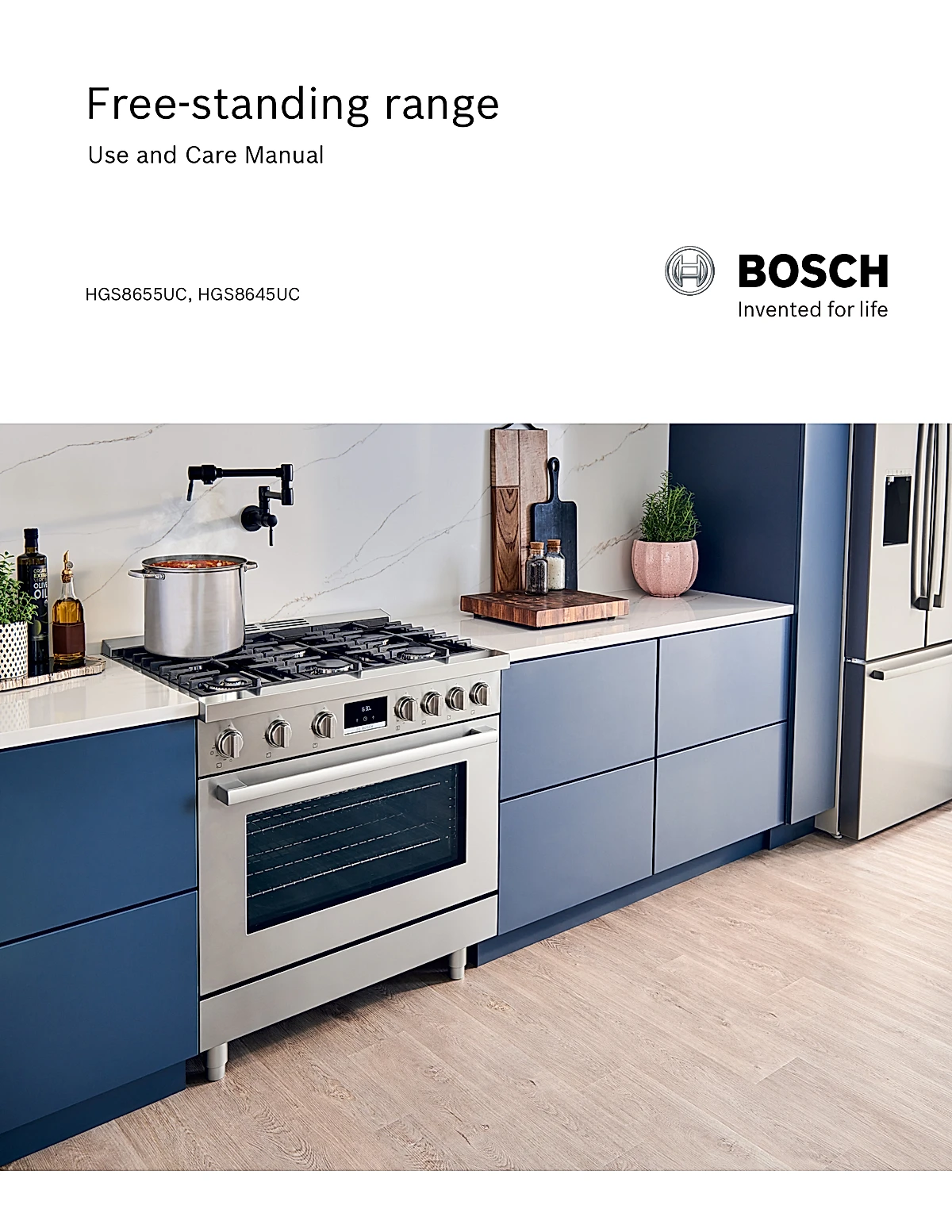 Bosch Range HGS8645UC Manual