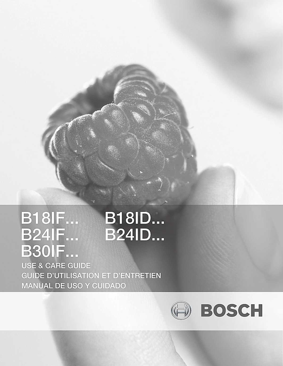 Bosch Refrigerator B24ID80NRP Manual