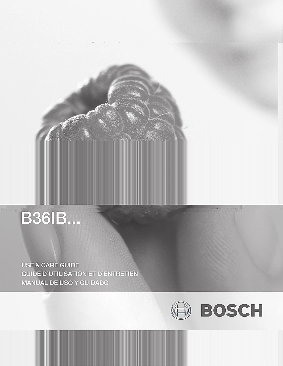 Bosch Refrigerator B36IT70SNS Manual