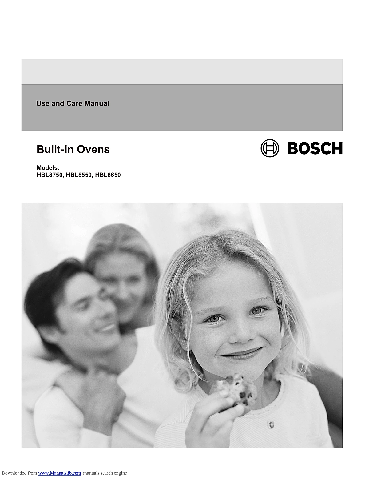 Bosch Wall Oven HBL8550 Manual