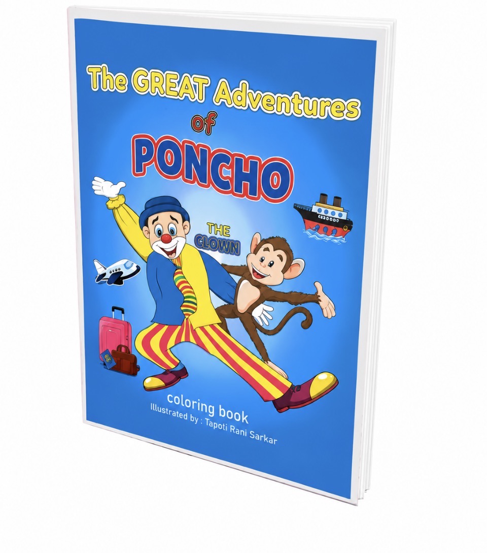 The Adventures of Poncho - Coloring Book
