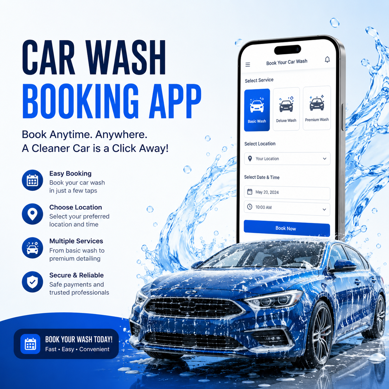Car Wash Booking App
