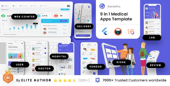 18 Template| Doctor Appointment Booking| Hospital management POS System| Medicine Delivery| Doctopro