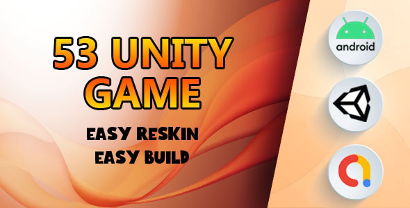 53 Unity Game Projects Bundle – (Admob – Unity)